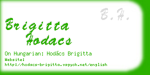 brigitta hodacs business card
